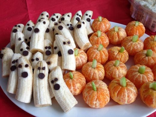 halloween bannans and oranges