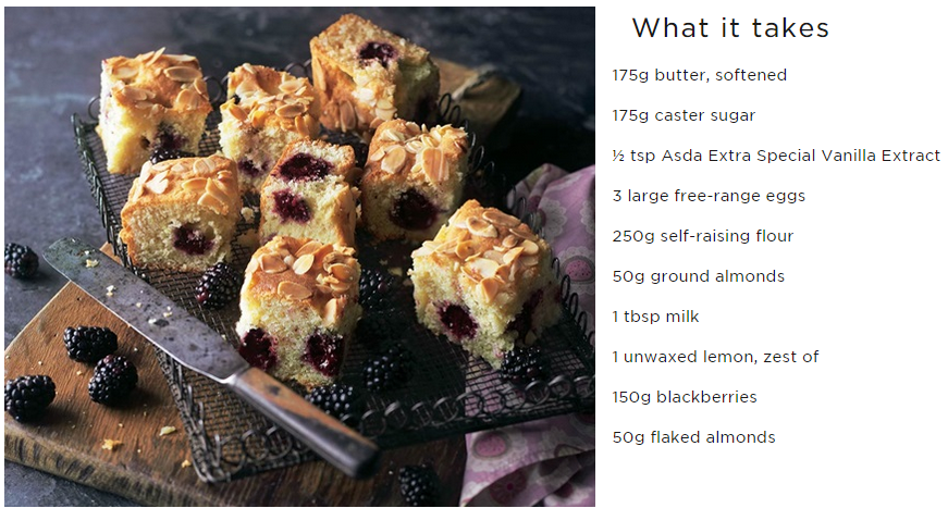 blackberry cake asda