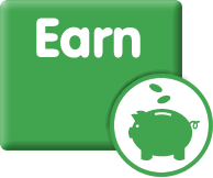 You earn money back from your shopping
