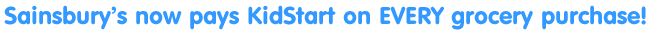 Now get KidStart Savings on every grocery purchase you make!