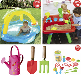 Get the kids outdoors with some great offers from ELC