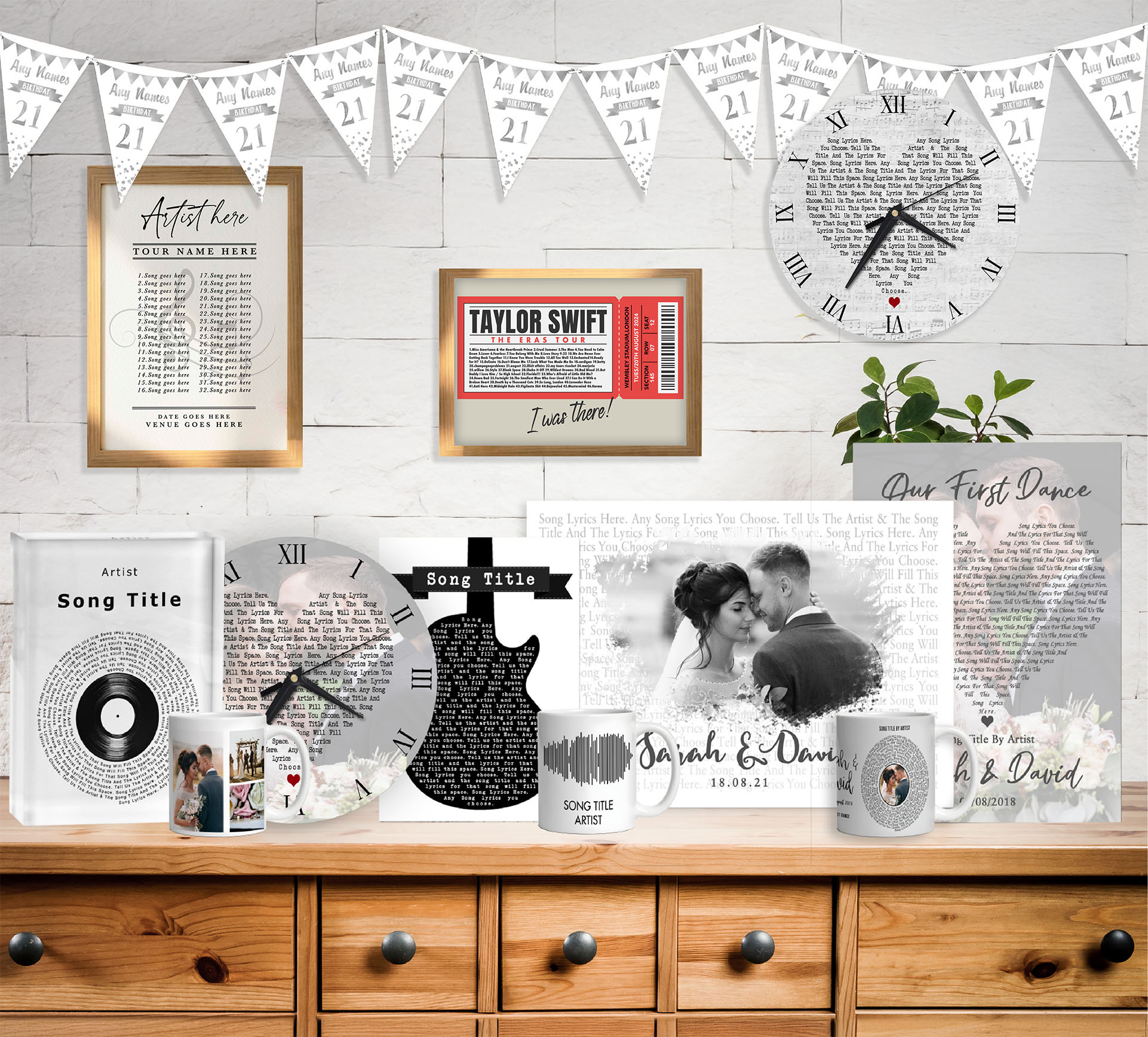Song Lyric Prints