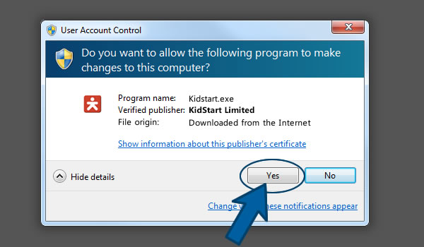 Install the KidStart Savings Prompt on Internet Explorer Step 2