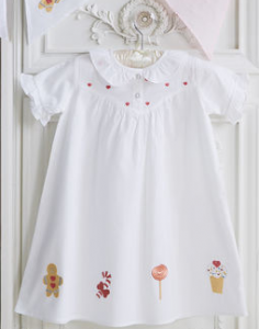 Girl's Gingerbread Cotton Dress