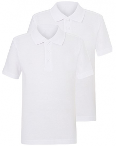 Stay White Polo Shirts - White - 2-3 Years