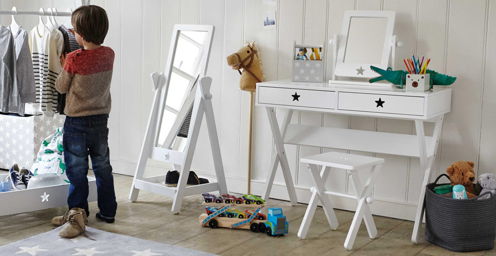 star bright desk and mirror