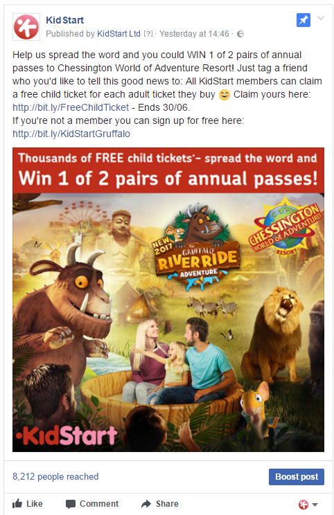 Chessington World of Adventures Competition