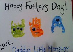 Father's Day Card - Daddy's Little Monsters