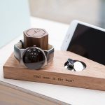 Personalised Bedside Watch and Phone Stand