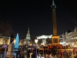 Christmas Tree at Trafalgar Square 2018