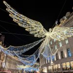 London Christmas Lights Angel