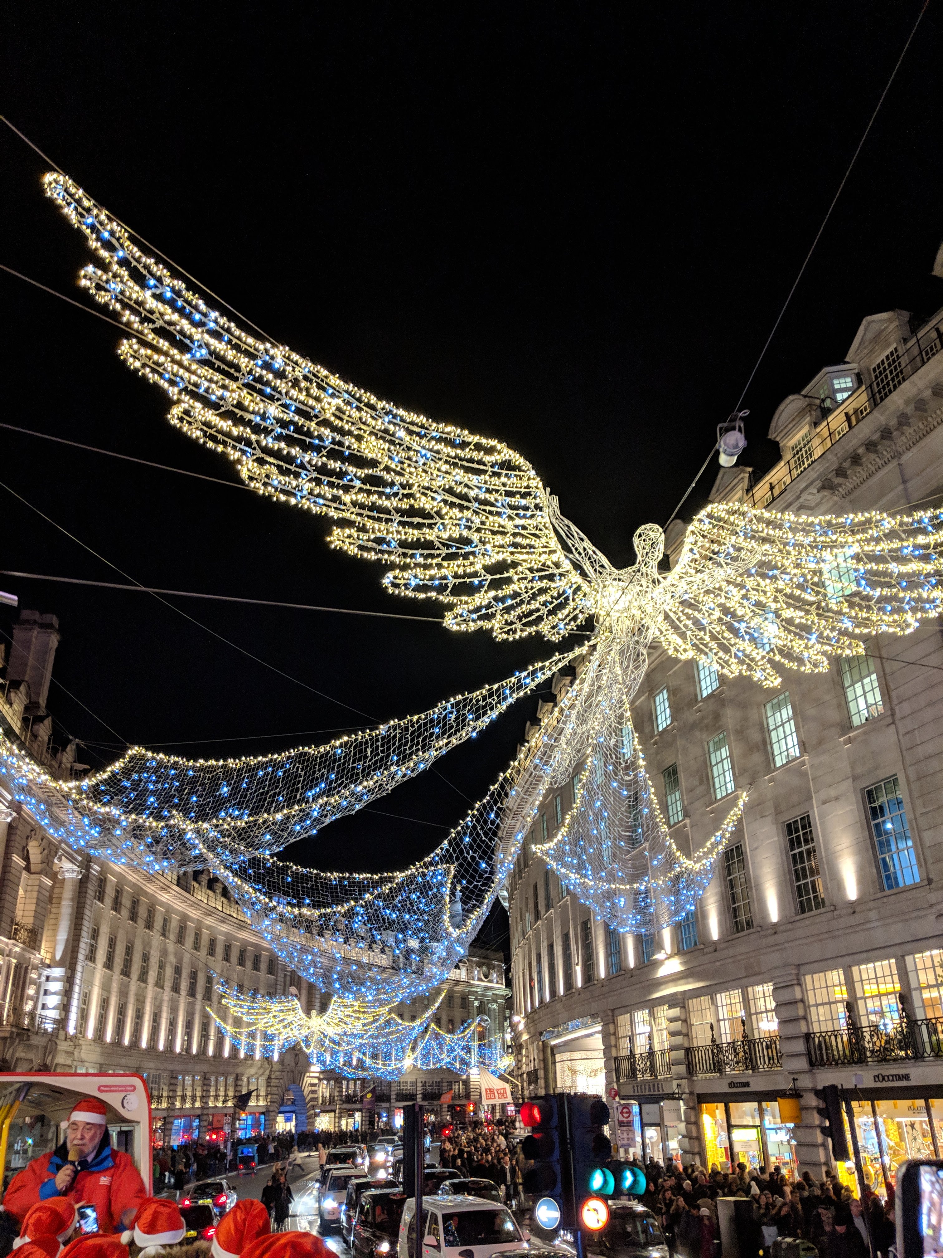 London Christmas Lights Angel 2018 - KidStart Magazine : KidStart Magazine