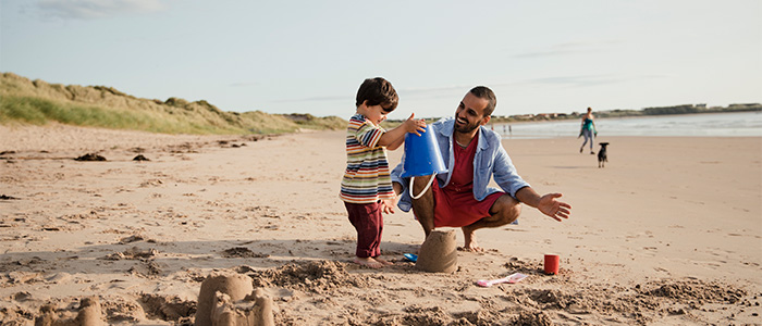 Easter activities - visit beach