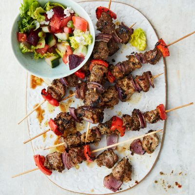 Waitrose Pork Souvlaki BBQ recipe