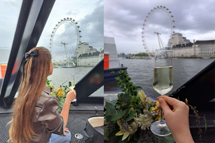 City Cruises welcome drink
