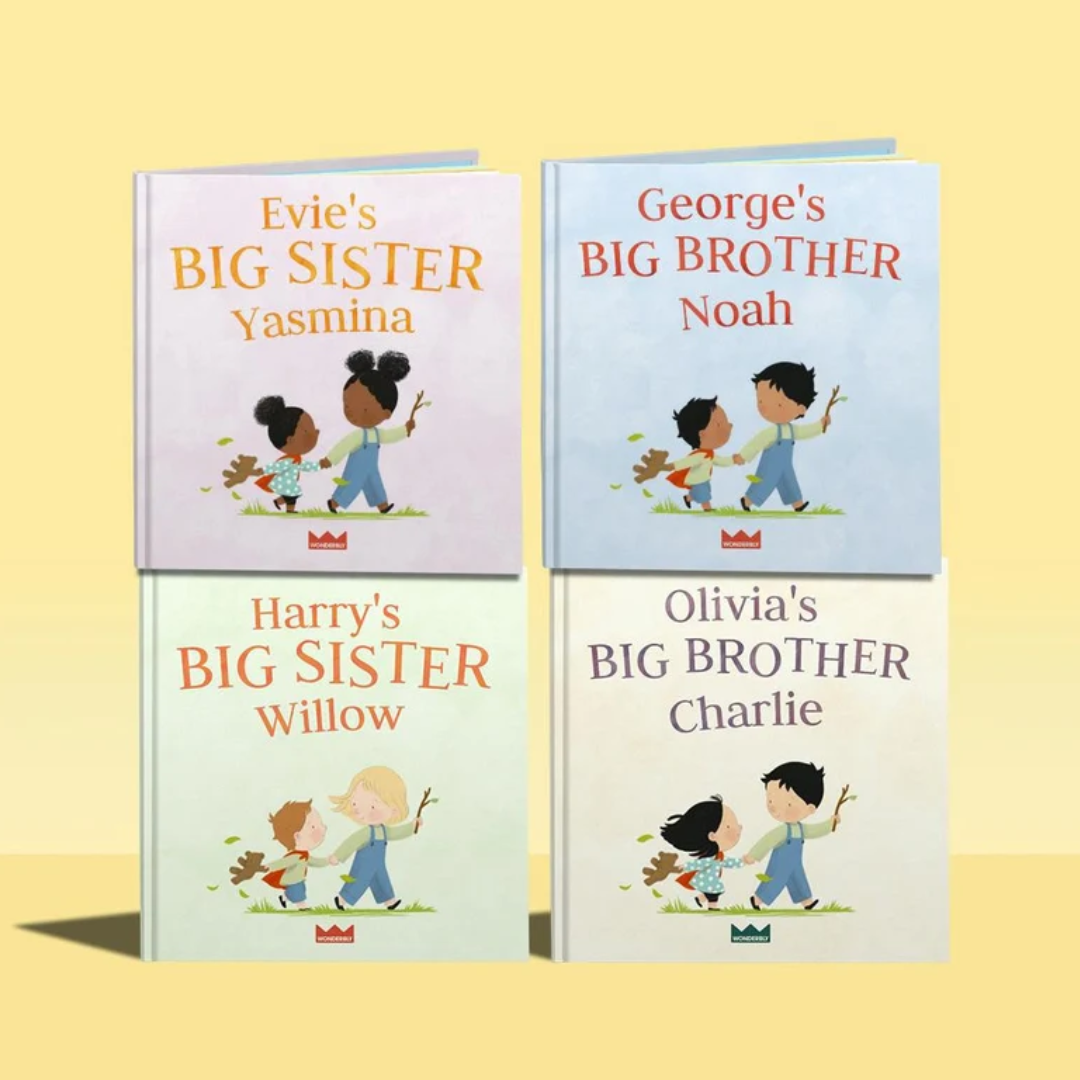 Me And My Big Brother/Sister Personalised book by Wonderbly - Gift ideas for older siblings