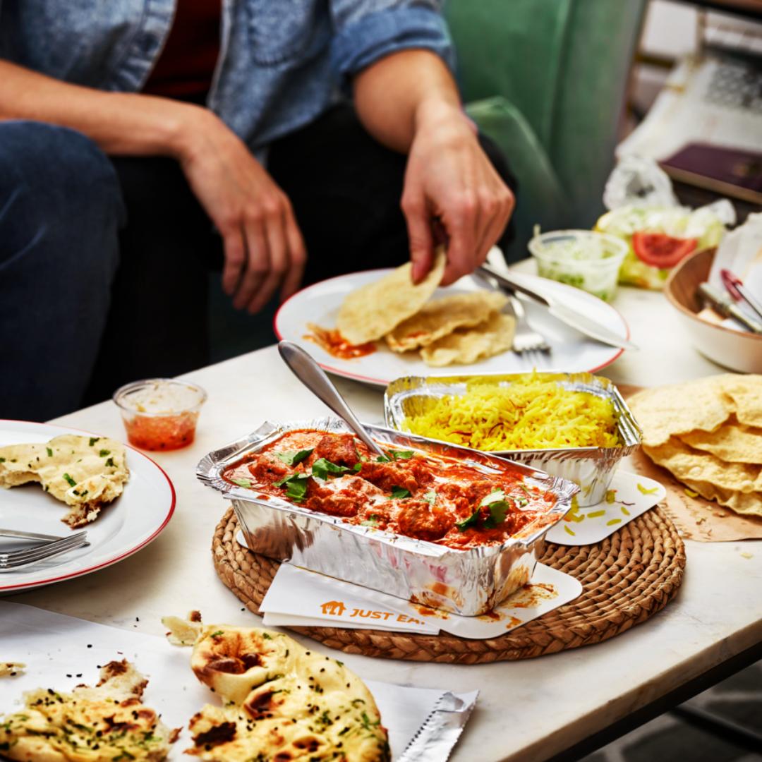 Order mealtimes with JustEat - Gift ideas for parents