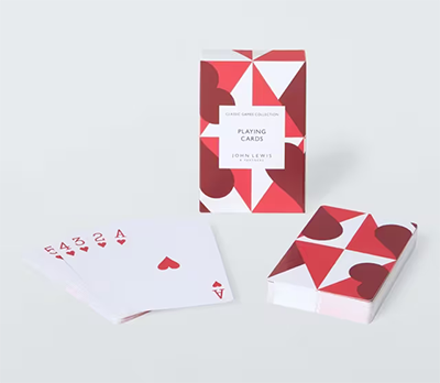 John Lewis PLaying Card - kids flight entertainment
