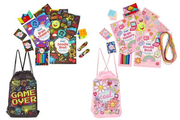 PlayWorks Travel Bag The Works - flight entertainment for kids
