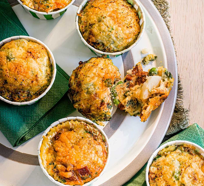 Chorizo potato frittatas - Kids Packed Lunches