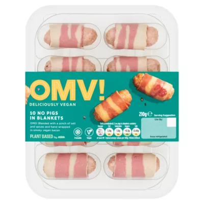 Plant Based by ASDA Plant Based OMV! 10 No Pigs in Blankets