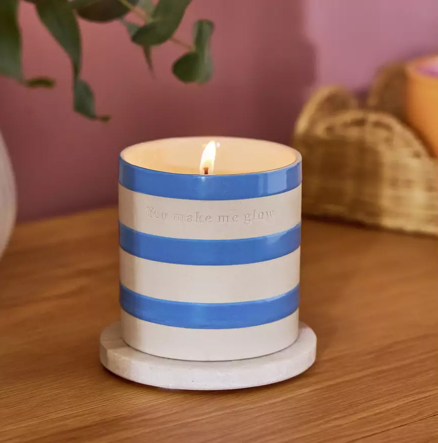 You Make Me Glow Candle, Argos, Mother's Day Gift
