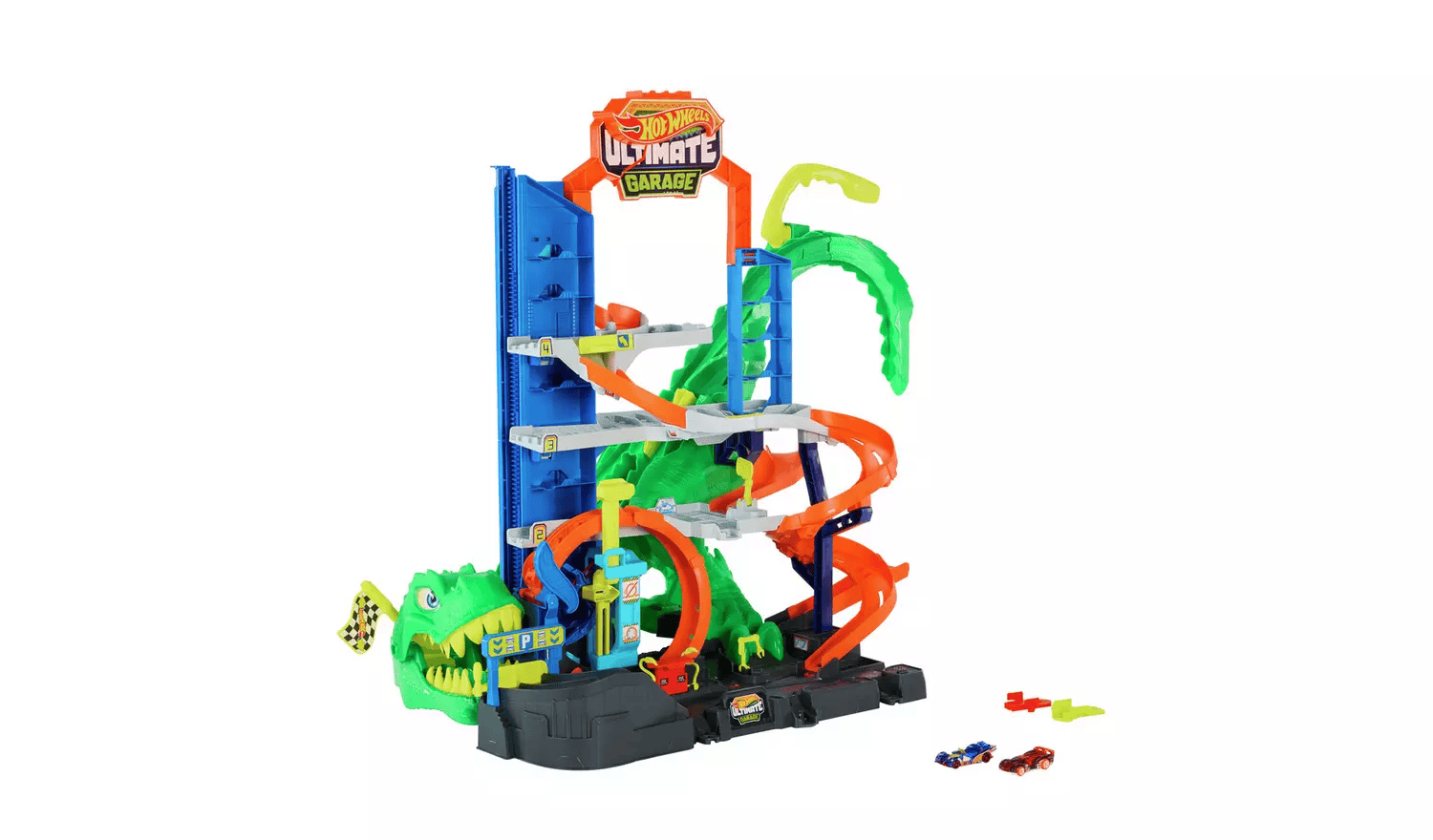 Hot Wheels city ultimate T-rex garage