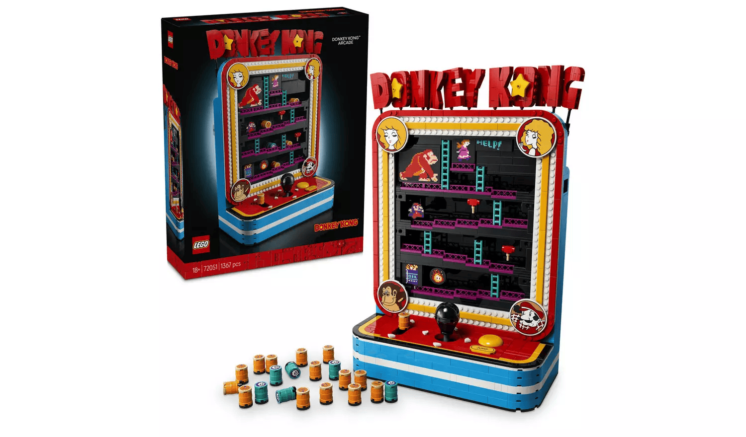 Lego Donkey Kong arcade