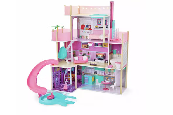 Jupiter Workshops Four Storey Wooden Doll House
